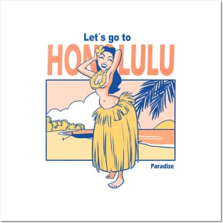 honolulu 2 Posters and Art